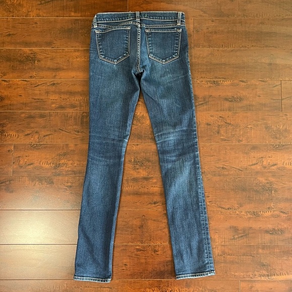 ANTHROPOLOGIE J Brand Denim Low Rise Skinny 912 Ink Wash Jeans Size 26 - Picture 4 of 9